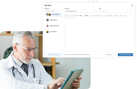 feature-section Live Clinical Note-Taking